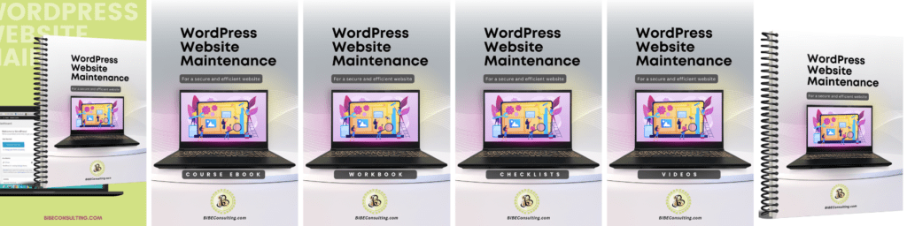 Wordpress website maintenance course